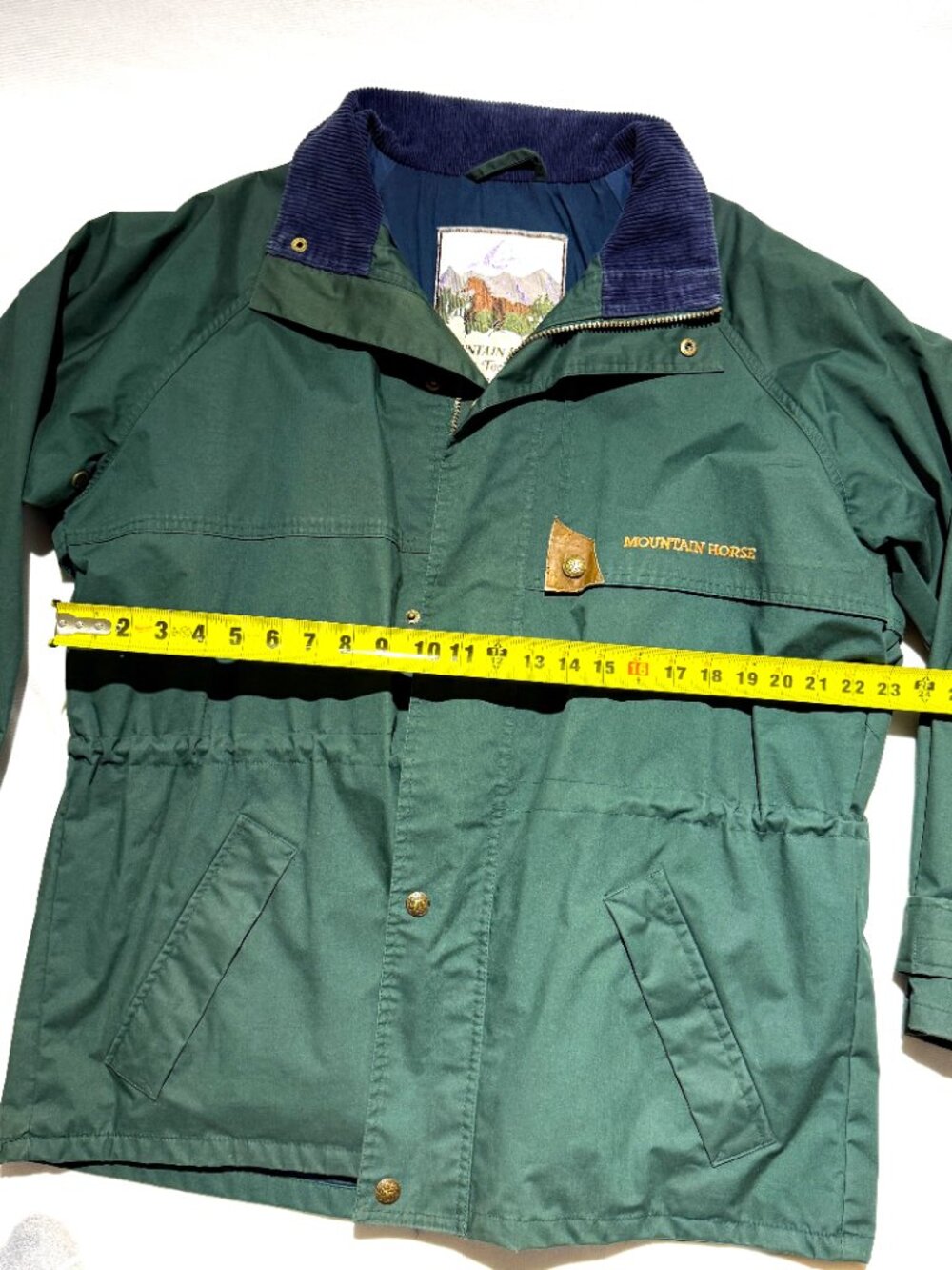 Mountain Horse Riding Wear Womens Coat 12 Large Green Vented Full Zip - Picture 6 of 10